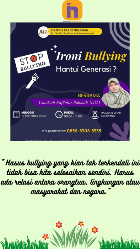 Ironis Bullying Hantui Generasi