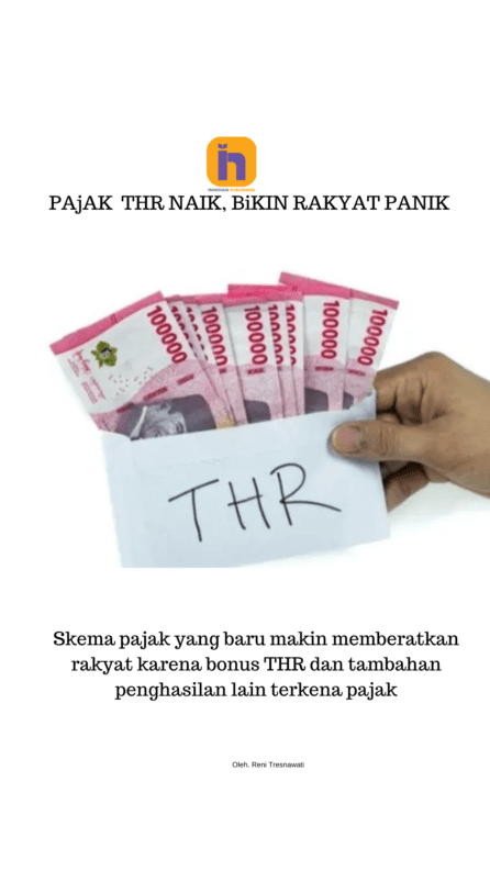 Pajak THR Naik, Bikin Rakyat Panik