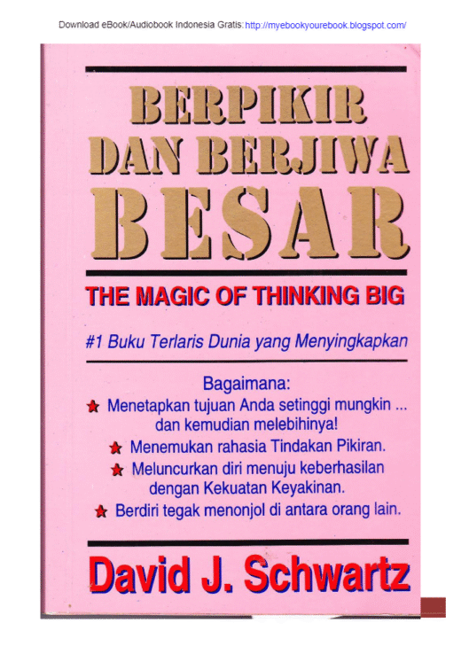 The Magic Of Thinking Big